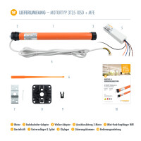 Rolladenmotor Mini-Kurzmotor 3T35-10SD 10Nm SW40 mit Funkempfänger